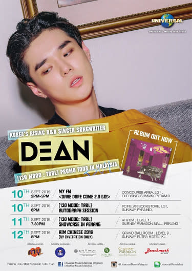 Fans will be able to take photos and win passes to meet DEAN