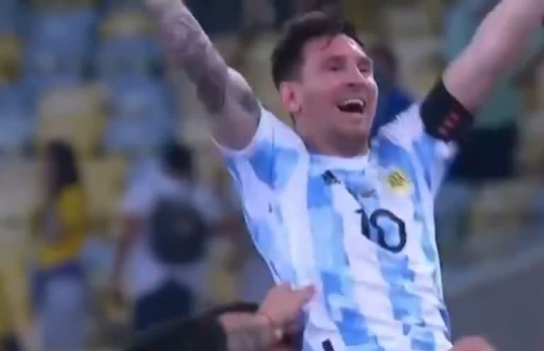 Lionel Messi y su hora más feliz en la selección argentina: campeón de la Copa América en Brasil