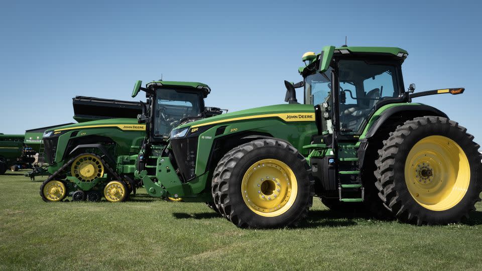 John Deere is one of several companies to pull back on its diversity and inclusion programs in recent weeks. - Scott Olson/Getty Images