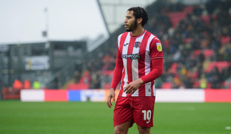 Exeter City season preview 2023/24 Exeter City's Sam Nombe during the Sky Bet League One between Exeter City and Lincoln City at St James Park on March 11, 2023 in Exeter, United Kingdom