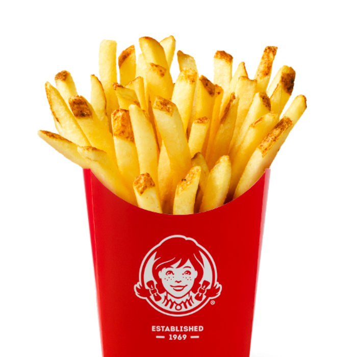 a red can of french fries