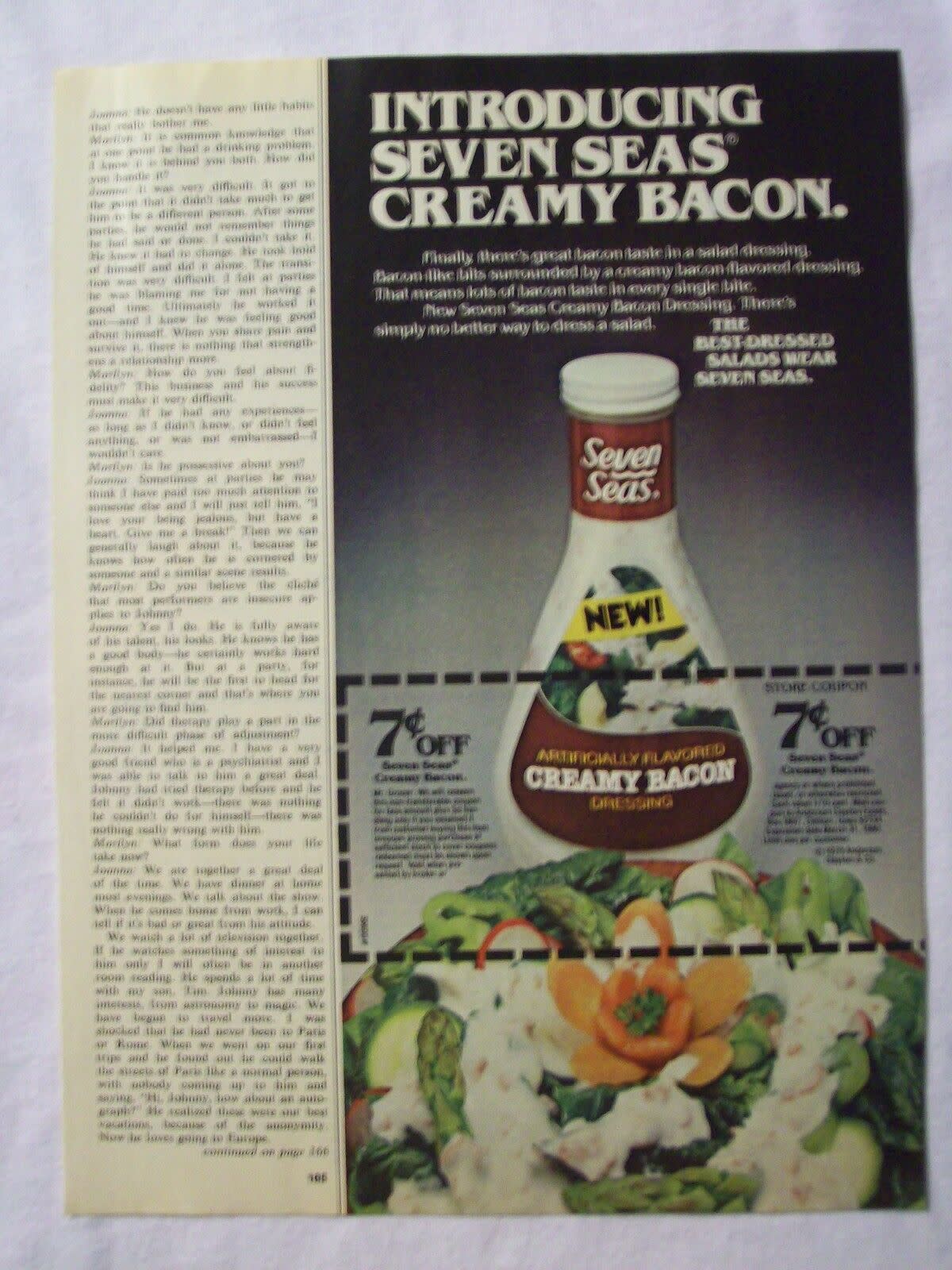 1979 bacon salad dressing