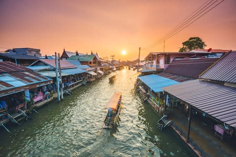 Amphawa floating market - Credit: getty