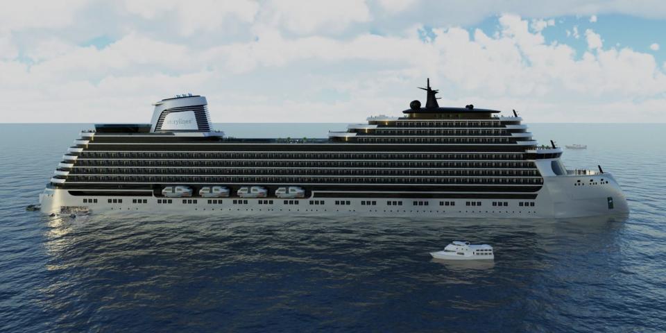 A rendering of Storylines' MV Narrative cruise ship.