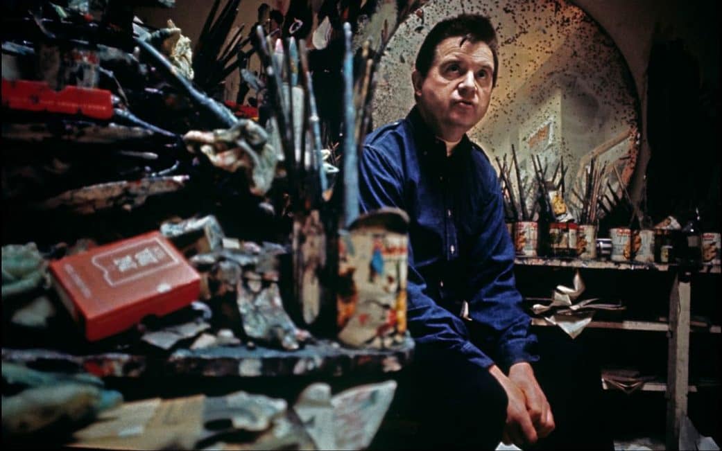 Francis Bacon in his cluttered studio, 1967 - Ian Berry/Magnum Photos