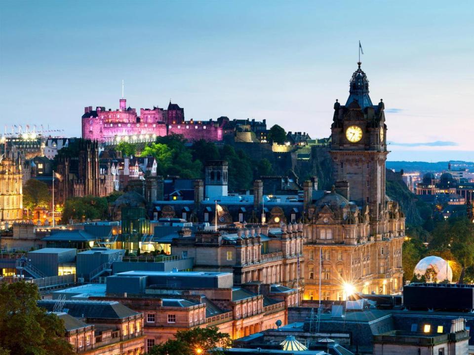 Edinburgh was first on the list for the best city to live and work in