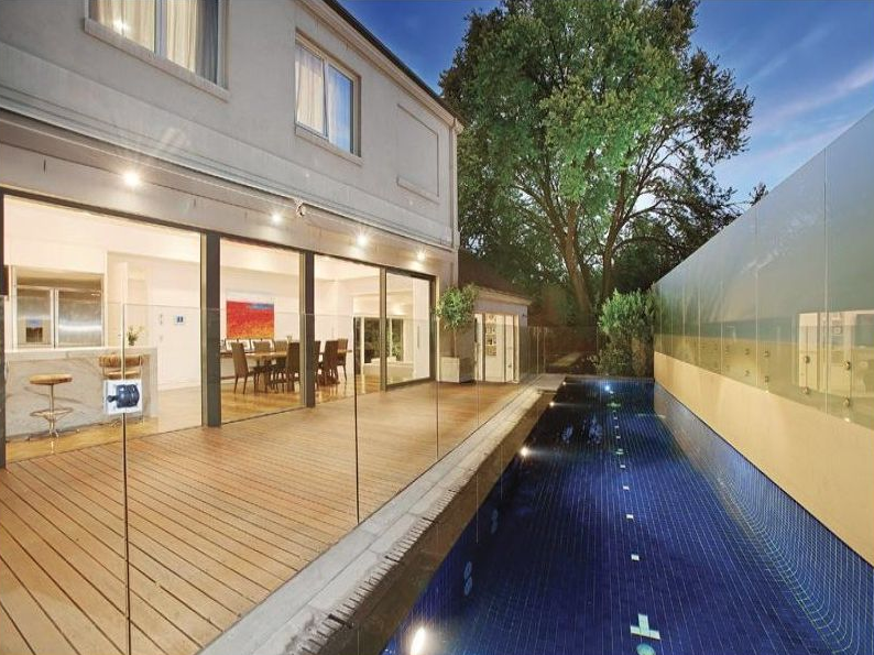 Pictured: George Calombaris home and pool. Image: Realestate.com