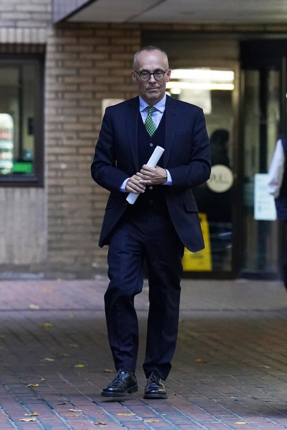 Paul Lyon-Maris leaving Southwark Crown Court (PA)