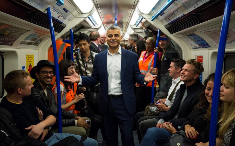 Mr Khan campaigned to expand TfL's operations as far as Sevenoaks and Stevenage