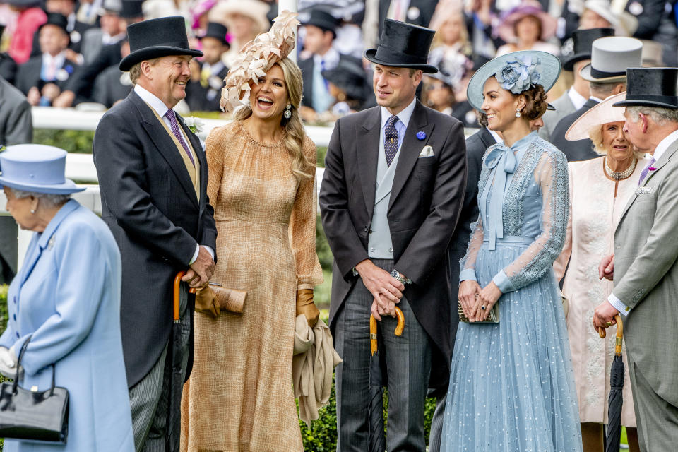 King Willem-Alexander and Kate Middleton