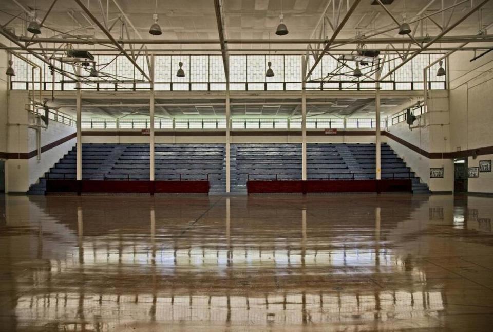 Inside the Second Ward High gym