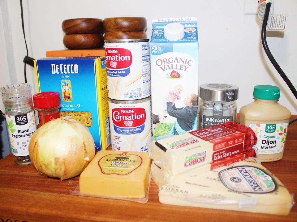 mac and cheese ingredients