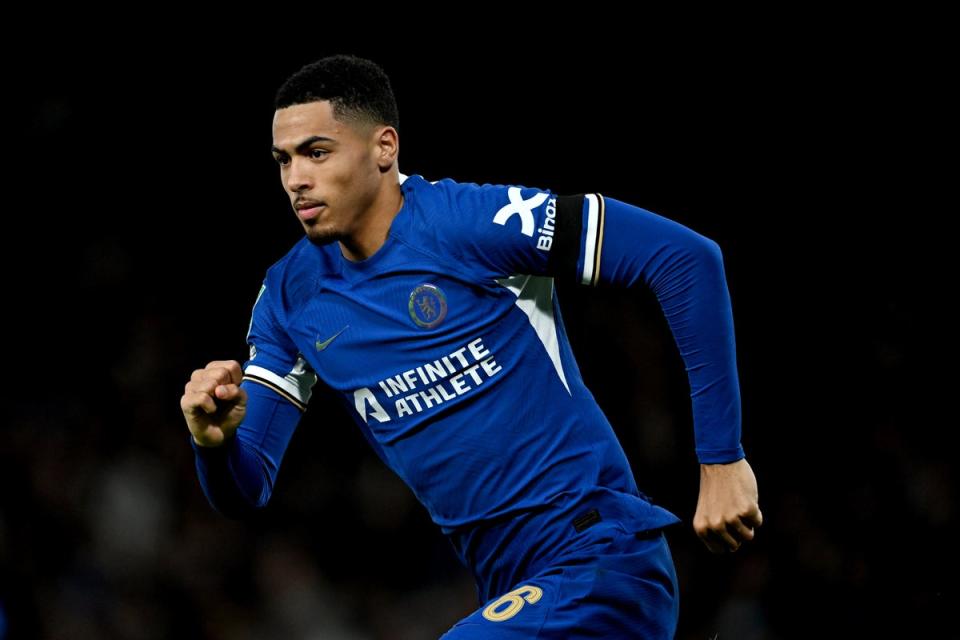 Key man: Colwill has established himself in the Chelsea first-team (Chelsea FC via Getty Images)