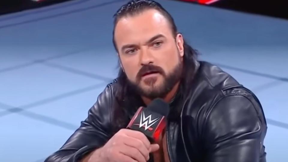  Drew McInTyre on Monday Night Raw. 