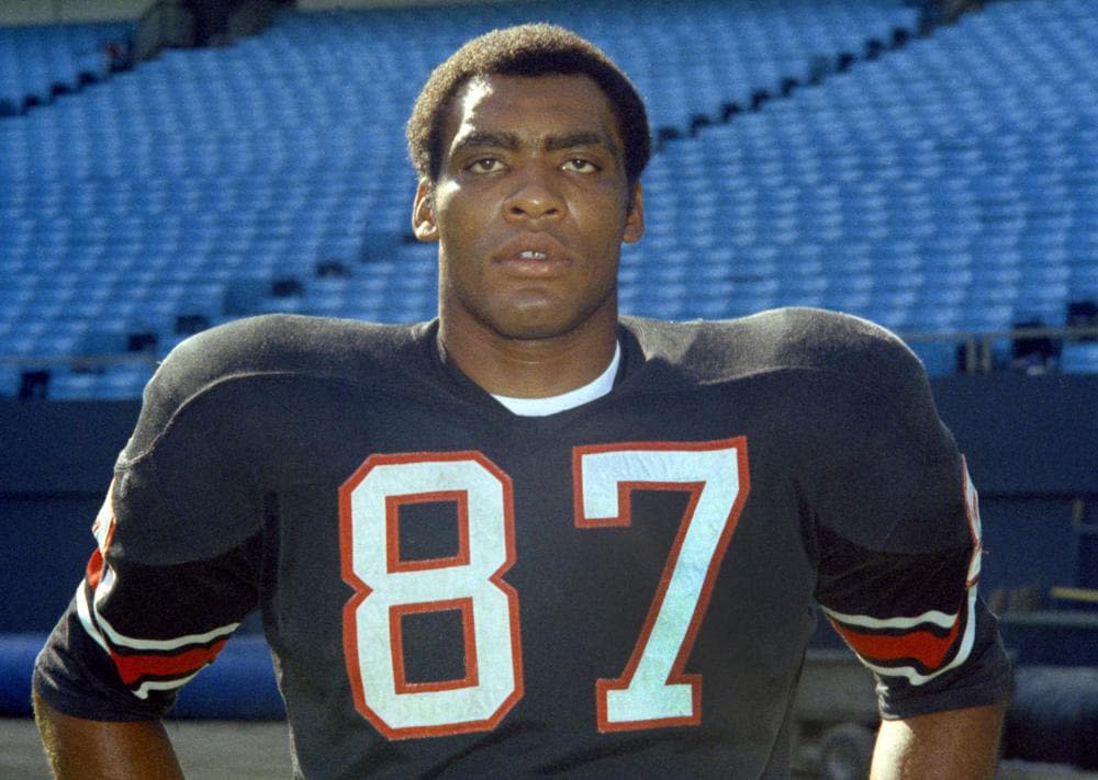 Atlanta Falcons defensive end Claude Humphrey poses in August 1970. (AP Photo/File)