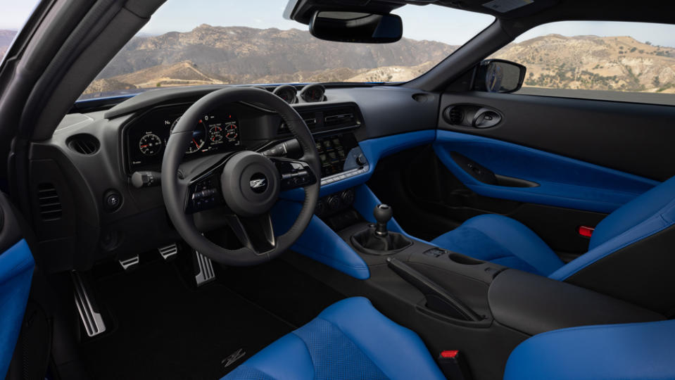 The interior of the 2023 Nissan Z.