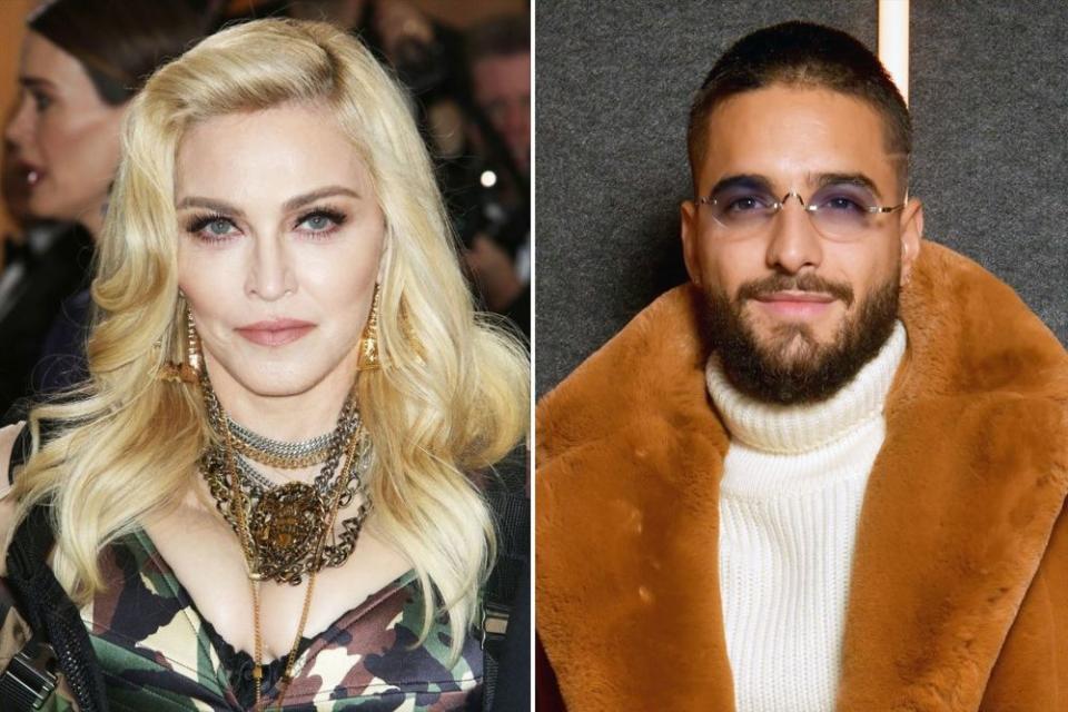 Madonna; Maluma | Matt Baron/REX/Shutterstock; Swan Gallet/WWD/REX/Shutterstock