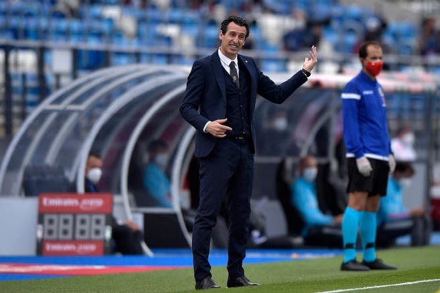 Villarreal boss Unai Emery turned his attention to Wednesday's Europa League final