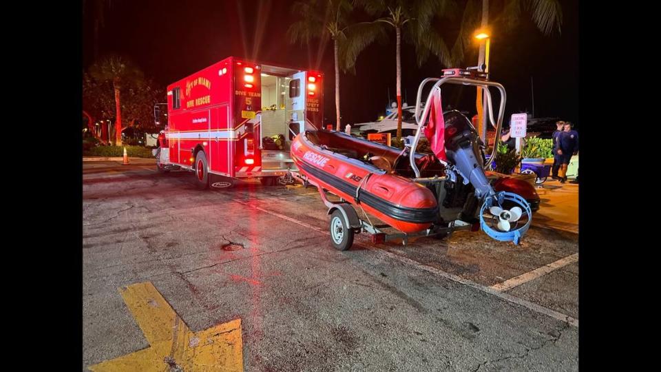 Miami Fire Rescue at the Fisher Island Ferry tragedy, Saturday, June 24.