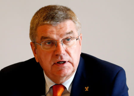 International Olympic Committee (IOC) President Thomas Bach attends an Executive Board meeting of the IOC in Lima, Peru September 11, 2017. REUTERS/Mariana Bazo