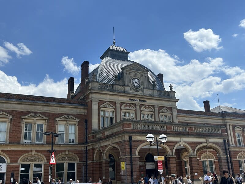 英國諾威治市曾為第二大城歷史涵養豐厚 聖彼德亨蓋特教堂座落的城市諾威治，曾經為英國第 二大城，歷史涵養豐厚。 中央社記者簡玉晴英國諾威治攝  113年6月23日 