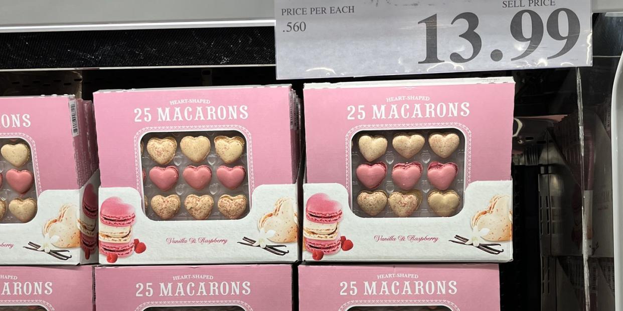 costco heartshaped macarons