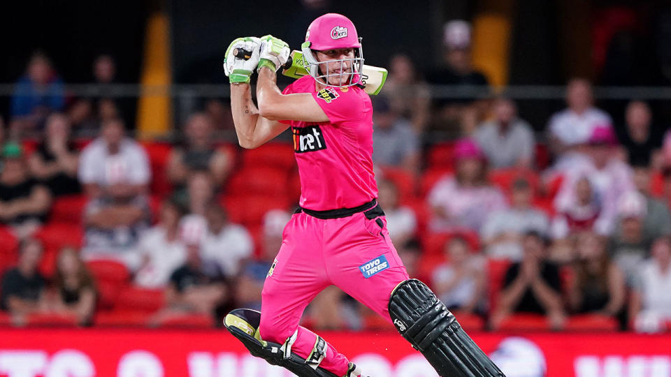 Pictured here, Daniel Hughes in action for the Sydney Sixers in the Big Bash.