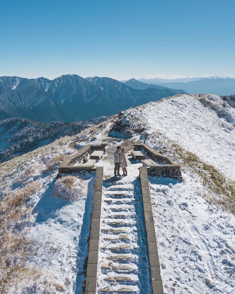 ▲台灣賞雪景點推薦-南投合歡山武嶺。 （圖／max__630, Instagram）