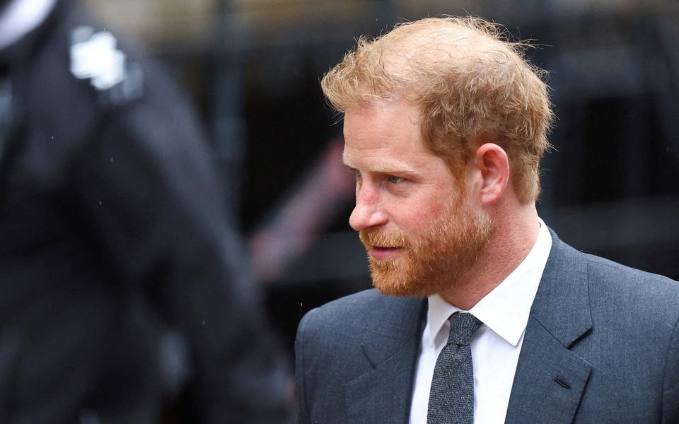 Prince Harry is due to arrive at court today - REUTERS/Hannah McKay