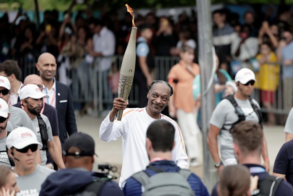 Snoop Dogg Is Stealing the 2024 Olympic Games