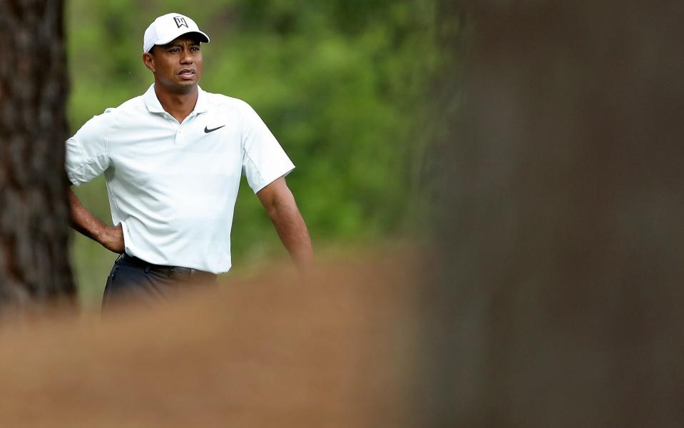 Tiger Woods found himself embroiled in a battle to avoid the cut during his second round on Friday - Getty Images North America