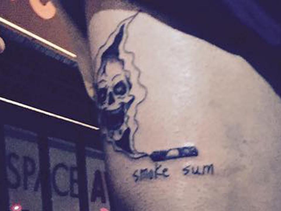 Post Malone tattoo
