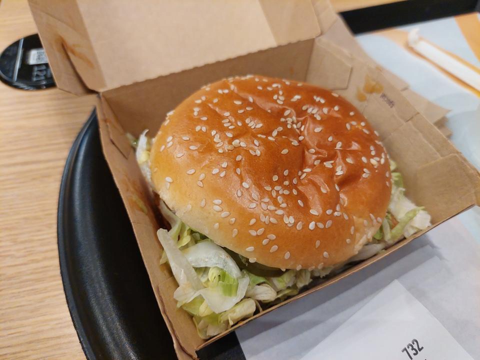 The Samarai McSpicy from the McDonald's global kitchen in Chicago