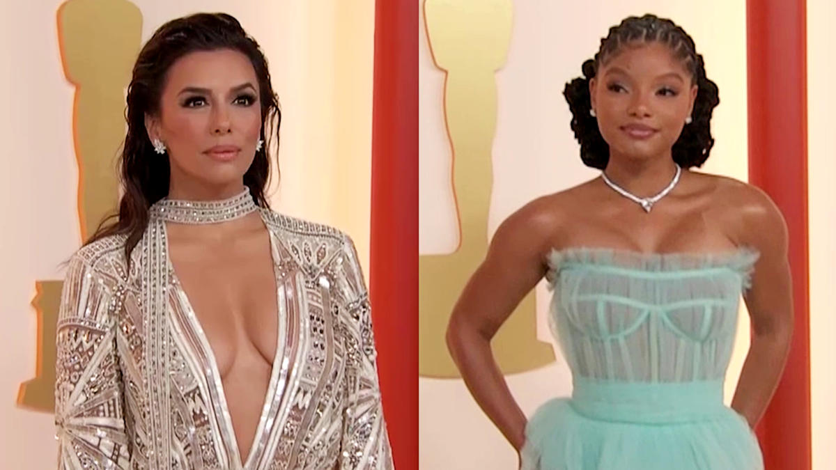 Oscars 2023 Fashion RoundUp Eva Longoria, Halle Bailey & More