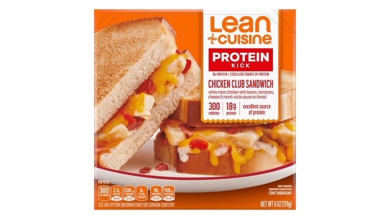 lean cuisine chicken club sandwich