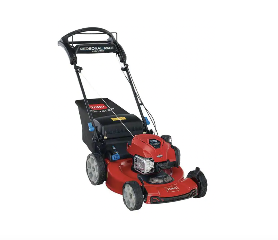 5) SmartStow Personal Walk-Behind Lawn Mower