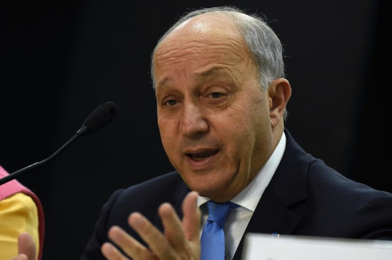 French Foreign Minister Laurent Fabius