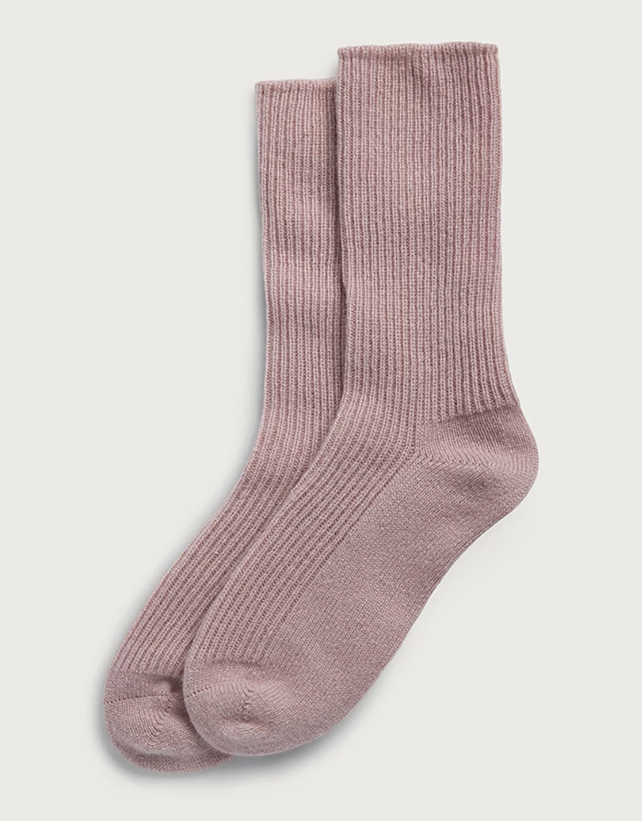<p><a href="https://go.redirectingat.com?id=74968X1596630&url=https%3A%2F%2Fwww.thewhitecompany.com%2Fus%2FCashmere-Bed-Socks%2Fp%2FA02289%3Fswatch%3DVintage%2BPink&sref=https%3A%2F%2Fwww.esquire.com%2Flifestyle%2Fg27076264%2Fbest-mothers-day-gifts-from-sons%2F" rel="nofollow noopener" target="_blank" data-ylk="slk:Shop Now;elm:context_link;itc:0;sec:content-canvas" class="link ">Shop Now</a></p><p>Cashmere Bed Socks</p><p>$49.00</p>