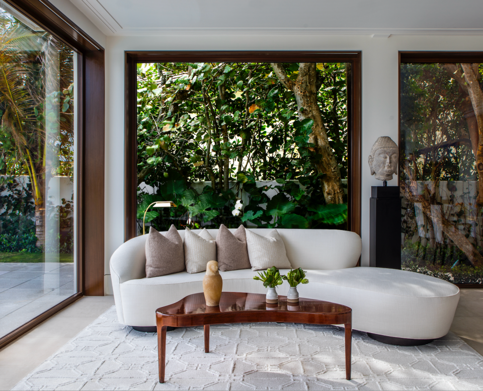 Sunroom by Palm Beach firm Caroline Rafferty Interiors