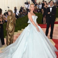 Claire Danes at the Met Gala