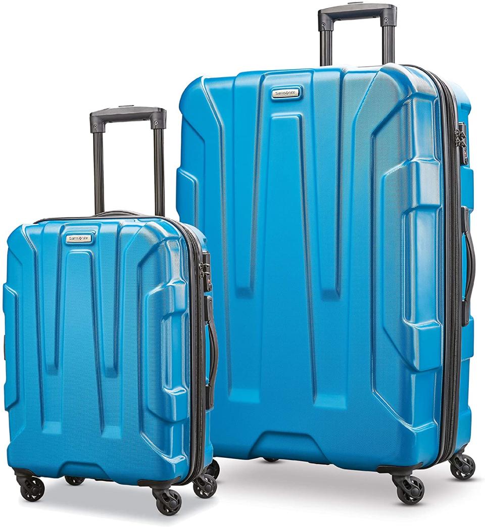 Samsonite Centric HS 2 PC Set 20/28, Caribbean Blue. Image via Amazon.