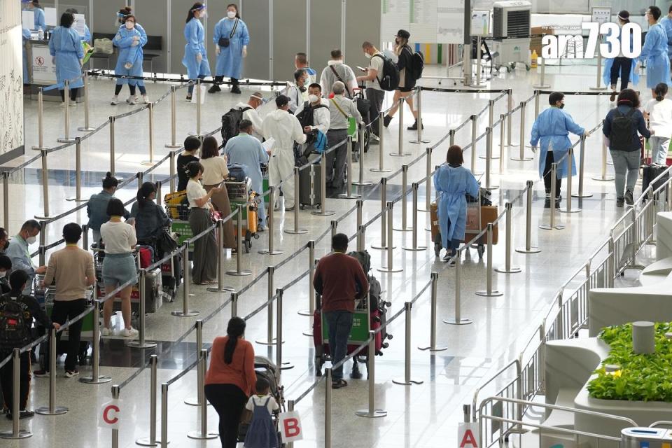 今日約有4,000名抵港旅客提早完成強制檢疫。(資料圖片／陳奕釗攝)