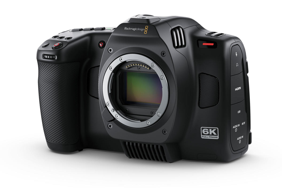 Blackmagic Design unveils its first full-frame model, the Cinema Camera 6K