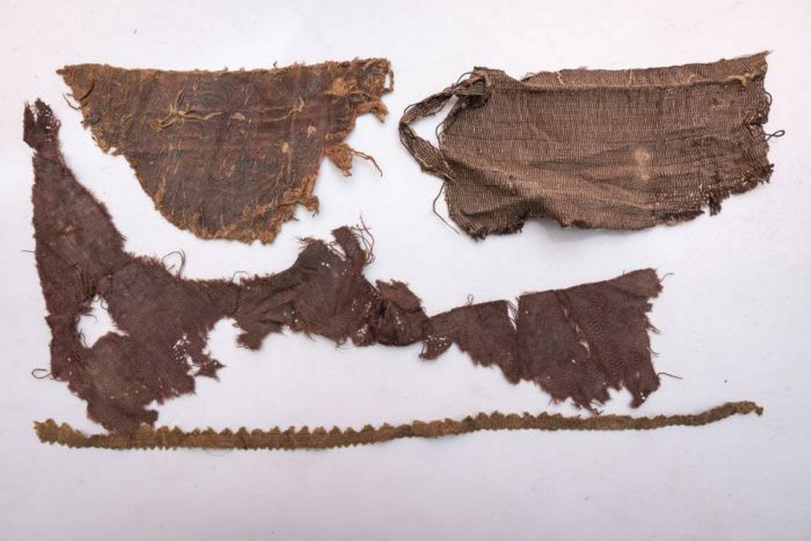 Woolen clothing and pieces of silk showed great craftsmanship and were likely worn by the elite, researchers said.