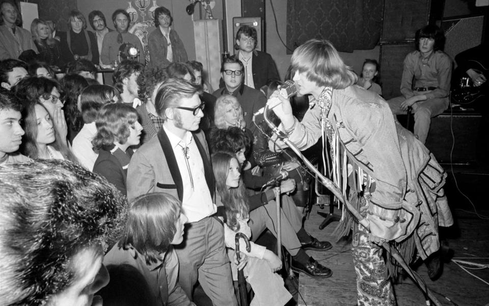 Screaming Lord Sutch performed to more than 400 fans at the Country Club in Hampstead in 1970 - Daily Mirror/Mirrorpix/Mirrorpix via Getty Images