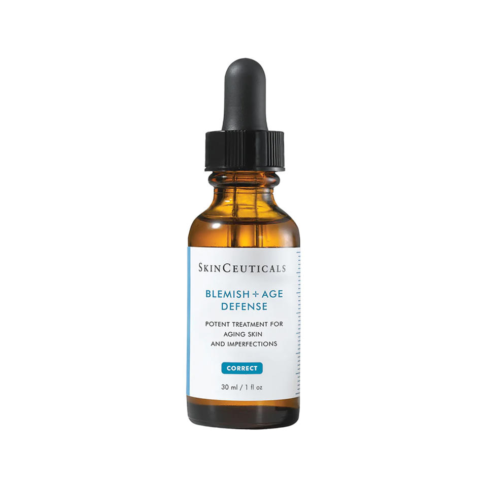 I use SkinCeuticals' Blemish + Age Defense Salicylic Acid Serum twice a day to reduce breakouts. Photo: SkinCeuticals