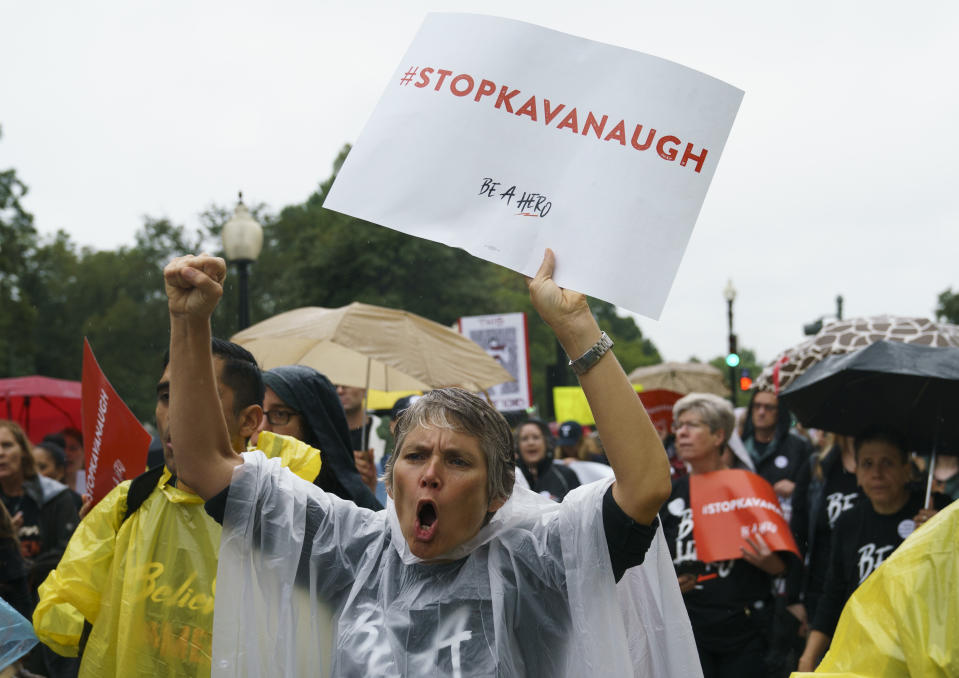 Anti-Kavanaugh protesters