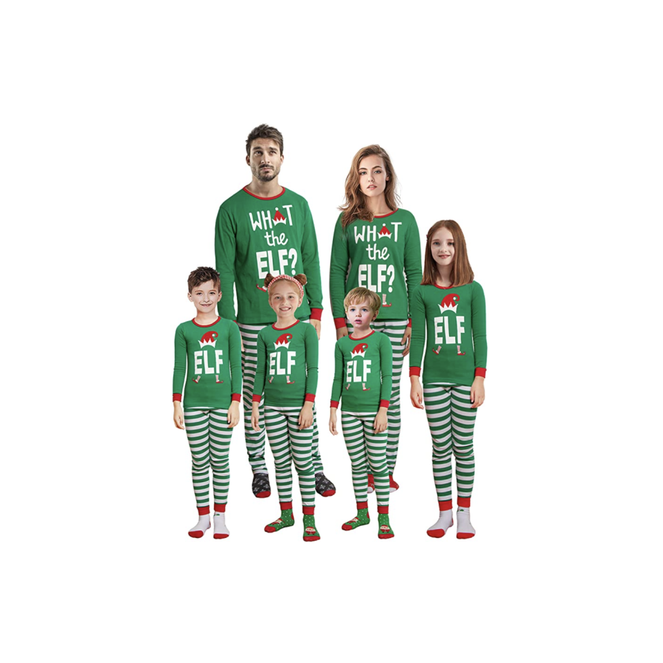 31) What the Elf Matching Pajamas