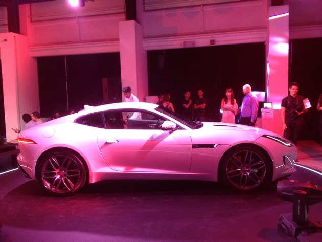 jaguar f type pink