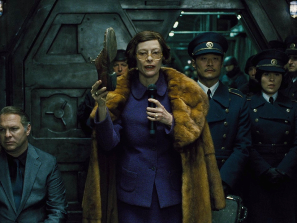 Tilda Swinton Snowpiercer